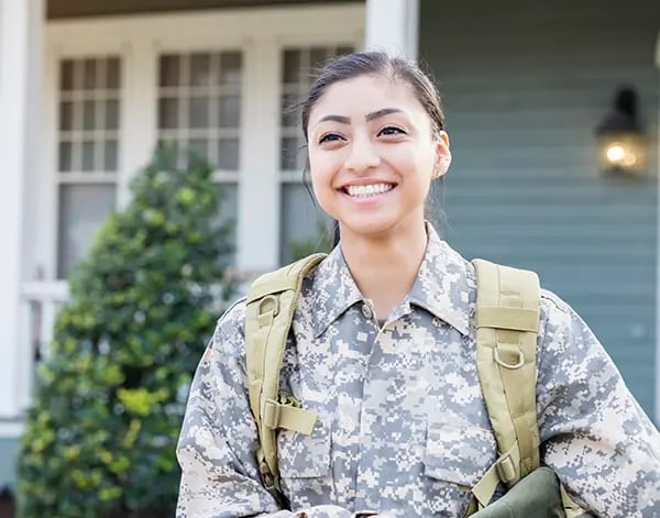 Image of woman in army uniform